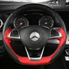 Coperchio del volante per auto non slip in pelle cucito di alta qualità per Mercedes-Benz GLA Sports