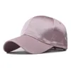 Ball Caps Male Female Neutral Summer Satin Solid Baseball Hat Visors Racks For Standing