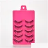 偽のまつげストリップラッシュビューティーエッセンシャルセットハンドメイドのCRISSCROSS EYE LASH EXTREANISTOULS 60ペアドロップデリバリーヘルスメイクDHPSC