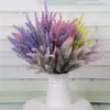 Decorative Flowers Artificial Flower Simulation Plant Lavender Home Decoration Wedding Bridal Bouquet Wall Accessories Fake