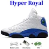 Hoded Jumpman 13 OG High Basketball Shoes 13s French University Blue Barons Black Cat Court Purple Del Sol Starfish On Game Hyper Royal Men Treners Sports Sneakers