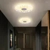 Luzes de teto Lustra Lustra LED LUZ MODERNO Lâmpada de moldura branca para sala de estar Luminárias de corredor de sala de jantar