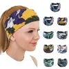 Cabeças de cabeça de luxo na cabeça européia e americana estamada floral de duas camadas largas arestas adornam faixas para a cabeça para