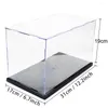 Smyckespåsar DIY Assembly Transparent Akryl Display Case Car Boat Toy Model Storage Box