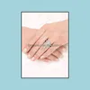 클래식 작은 반지와 크라운 3 색 Microinlaid 지르콘 럭셔리 여성 필수 액세서리를 판매하는 밴드 반지 도매 박사 Dhcpl