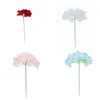 Decorative Flowers Artificial Flower Heads Office Dining Bar Birthday Graduation Party Wedding Centerpieces Decoration Bouquets