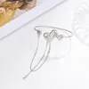 Bangle European And American Fashion Love Heart Female Sweet Cool Long Chain Tassel Shaped Armband Sleeve Hoop