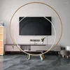 Decorazione per feste Metal Circle Arch Wedding Balloonround Stand Balloon Stand Floro Round Squadra Fantasca Baby Shower