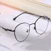 Sunglasses Frames High Quality Alloy Anti Blue Light Square Blocking Eyeglasses Optical Glasses AB041