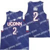 NOUVEAU Maillots de basket-ball NCAA Basketball College Connecticut Maillots UConn Huskies Basketball Jersey Paige Bueckers Tyler Polley Andre Jackson