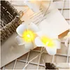 Parti Dekorasyonu 1.5m 10leds Çiçekler Dize Işıklar Yapay Çiçek Peri Çelenk Düğün Hawaii Tatil Malzemeleri Damla Teslimat Hom DHTKS
