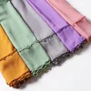 Vêtements ethniques 10pcs / lot Femmes Perles Or Perlé Cintre Châles Solides Wraps Gland Lady Bandana Femme Hijab Hiver Long Foulard Tête