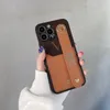 Дизайнерские кожаные чехлы для телефона Shock -Resect Cover Cover Luxurys Calefe Phone Case для iPhone 14 13 12 11 Pro Max XS XSMAX с ремешком