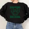 Bluzy Bluzy Bluzy Women Vintage Hawkins High School Stranger Things Inspirowane bluzy Mężczyźni Kobiety Streetwear Hawkins Klasa 1983 230113