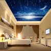 Wallpapers Custom Mural 3D Star Nebula Night Sky Wall Painting Ceiling Smallpox Wallpaper Bedroom Sofa TV Background Galaxy Po WallpaperWall