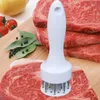 Poultry Tools 304 Stainless Steel Needle Meat Tenderizer Durable 21 Ultra Sharp Needles Blade Tenderizer Steak Beef Kitchen Cooking Tools zxf130