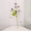 Flores decorativas 1pc 13 cabeças orquídea flor artificial flor pequena crisântemo selvagem casa elegantemente colocada buquê