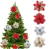 Decorative Flowers 5 Sparkling Artificial Christmas Ornaments Tree Decoration DLY Year Wedding Party Home Gathering Decoratio