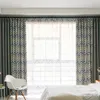 Cortinas cortinas chegando nórdica moderna simples simples lisada lisada de impressão geométrica listra na sala de estar de sombreamento da sala de sombreamento