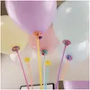 Party Decoration 10/20pcs 32cm Balloon Stick Aron Latex Ballons Rods Holder Stand bröllop födelsedag baby shower accessoaresparty drop dhnyk