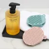 Épurateurs Serviette de bain Massage Dos Frotter Gants Accueil Hommes Femmes TPE Jaune Blanc Bleu Rose Qualité alimentaire Silicone Sécurité Protection de l'environnement Propre zxf119