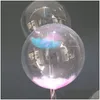 Dekoracja imprezy 18202436 1/3/5PCS Przezroczyste globes przezroczysty balon hel nadmuchiwane bobo bobo