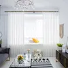 Curtain Dreamwood Wysokiej jakości biały wyrany nowoczesny design solidny kolor salonu tiulowy