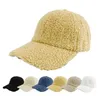 Kawałki piłki o jeden rozmiar dopasuj całą czapkę baseballową Corduroy dla mężczyzn sportowe czapki ciepłe zimowe zapasy na temat podróży na świeżym powietrzu