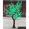 Christmas Decorations Led Artificial Cherry Blossom Tree Light 1152Pcs Bbs 2M/6.5Ft Height 110/220Vac Rainproof Outdoor Use Drop Del Dhjlu