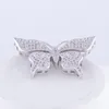 Colares de pingentes de jóias diy suprimentos de jóias micro pavor de zircão conector de borboleta pingente acessórios para mulheres colar de borla de pérolas artesanais