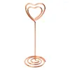 Party Decoration Holder Table Holders Poplace Stand Number Clip Name Picture Menu Clips Wedding Memo Cards Heart Paper Note Shaped D Dh8Ne