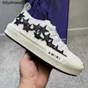 ri Cricket Fashion amirirliness am ami amirliness shoes sneakers High Autumn Street amari Mens Fivepoint Star Pattern Casual Lowtop i Brand amri Thick Sole Soc