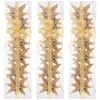 Kerstdecoraties sterrenboom ornamenten hangende verfraaiingen feest goud ornament hanger decor open haard slinger