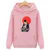 Men's Hoodies Cartoon Anime Autumn And Winter Warm Hoodie Men's Unisex Casual Streetwear Sweater Graphic Hip-Hop Men