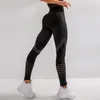 Tenues de yoga LANTECH femmes pantalons sport course vêtements de sport extensible Fitness Leggings sans couture athlétique gymnastique collants de Compression