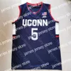 NOUVEAU Maillots de basket-ball NCAA Basketball College Connecticut Maillots UConn Huskies Basketball Jersey Paige Bueckers Tyler Polley Andre Jackson