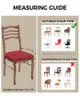 Housses de chaise, motif léopard rouge, élastique, pour bureau, ordinateur, siège de protection, maison, cuisine, salle à manger