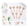 Openers Rose Gold Key bier Retro flesopener Zonnebloem Dier voor bruiloft Gift Party Supplies Drop Delivery Home Garden Kitchen Din Dhxub