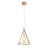Pendant Lamps Style Wooden Chandelier Corridor Porch Single Head Dining Lamp Small Japanese Cross Border Nordic