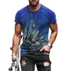 Hommes t-shirts été 2023 hommes Vintage à manches courtes chemise surdimensionnée mode Harajuku ethnique imprimé O col t-shirts Streetwear hommes