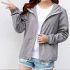 Women's Jackets Hooded Outerwear Summer Causal Fashion Women Basic Coats Windbreaker Zipper Lightweight Bomber1