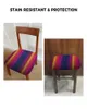 Couvre-chaise Gradient Mexico Stripes Elasticity Cover Office Office Office Sage de siège Protecteur Home Kitchen Dining Room Hlebcovers