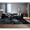 Carpets Pure Black Living Room Carpet Modern Minimalist Nordic Style Light Luxury Bedroom Bedside Rug Custom Coffee Table Floor MatCarpets