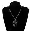 Pendant Necklaces Gothic Vintage Spider Necklace For Men And Women Halloween Party Jewelry Personality Casual Sweater