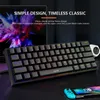 Tangentbord K620 Mini Gaming Mechanical 61 Keys RGB Swap Type C Wired PBT KeyCaps 60 Ergonomics 230113