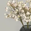 Fleurs décoratives baies artificielles fleur fruits de noël fausse baie et petite mousse décoration mariage maison Table plante décor