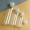 Garrafas de armazenamento Pressione a garrafa de loção de bico com a tampa de tampa vazia limpador facial shampoo sabonete e gel de chuveiro
