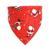 Dog Apparel Christmas Pet Saliva Towel 7 Styles Cotton Triangle Scarf Accessories Wholesale Drop Delivery Home Garden Supplies Dhacs