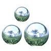 Articles de nouveauté 3pcs en acier inoxydable miroir sphère boule de jardin boules de contemplation polie creuse maison ornement décoration livraison directe Dho6V