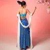 مرحلة ارتداء الجنية Dunhuang Flying Dancing Cosplay الصينية الأزياء الشعبية القديمة